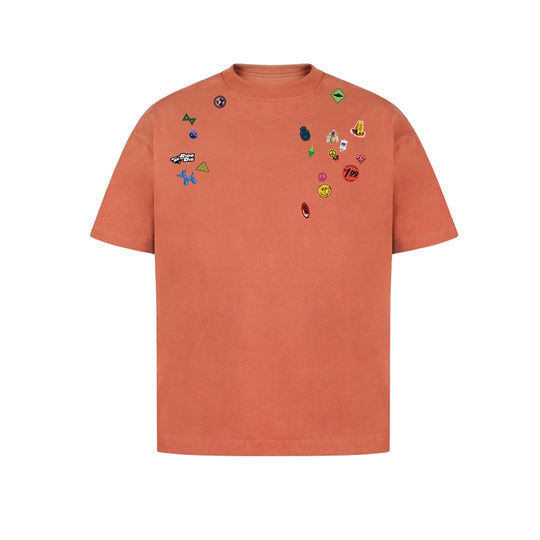 ANTIDOTE Sticker Print Washed Tee | Face 3 Face