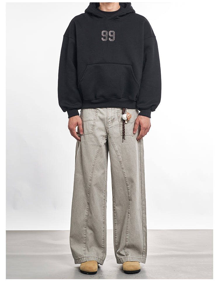 F3F Select Patch Pocket Waist Pull Ring Work Pants | Face 3 Face