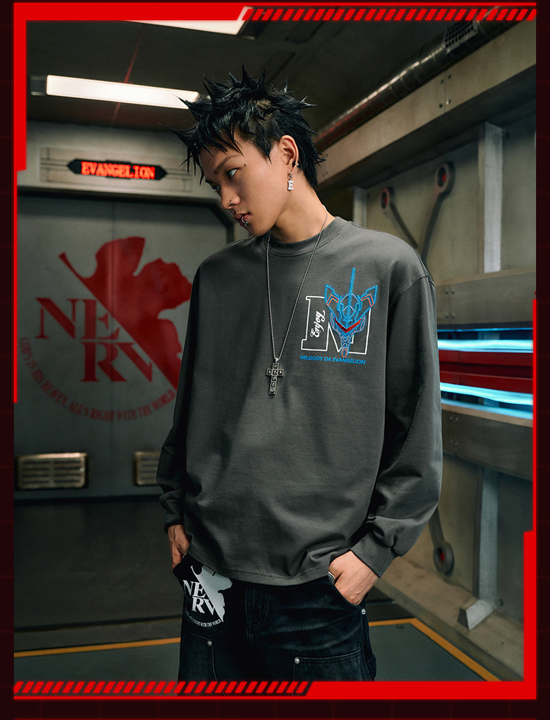 MEDM x EVA Basic Logo Long Sleeve Tee | Face 3 Face