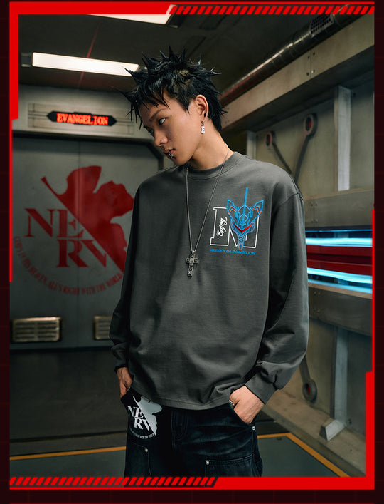 MEDM x EVA Basic Logo Long Sleeve Tee | Face 3 Face