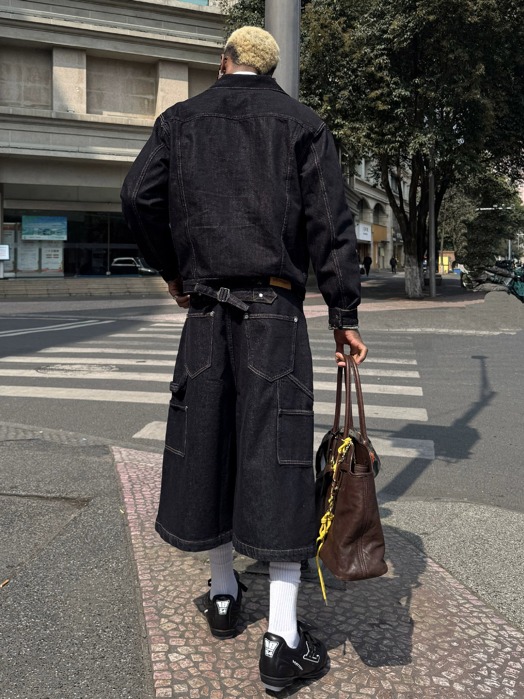 STEEPC Stitched Detail Denim Jacket | Face 3 Face