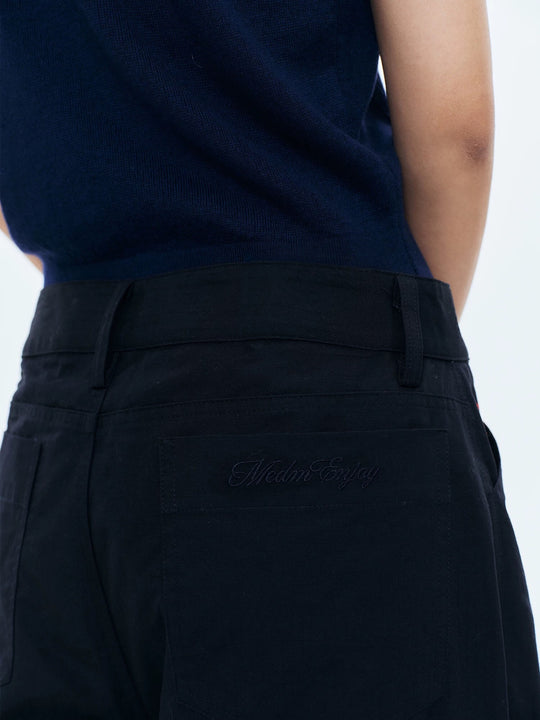 MEDM Lightweight Embroidered Baggy Pants | Face 3 Face