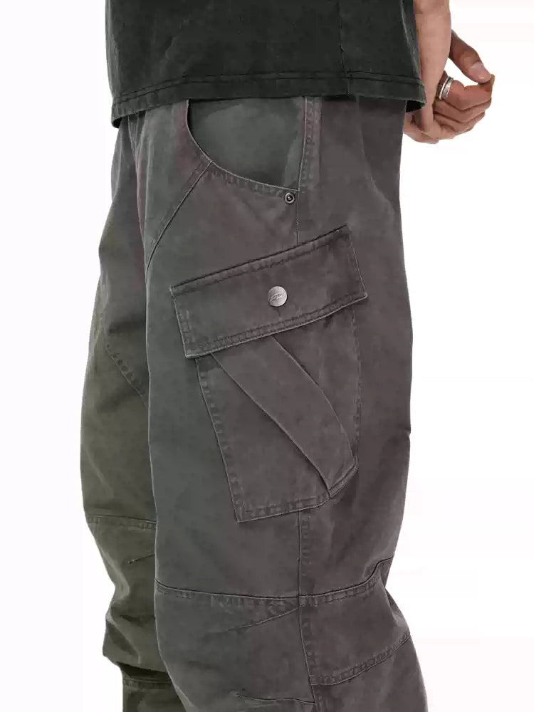 ANTIDOTE Segmented Structured Work Cargo Pants | Face 3 Face