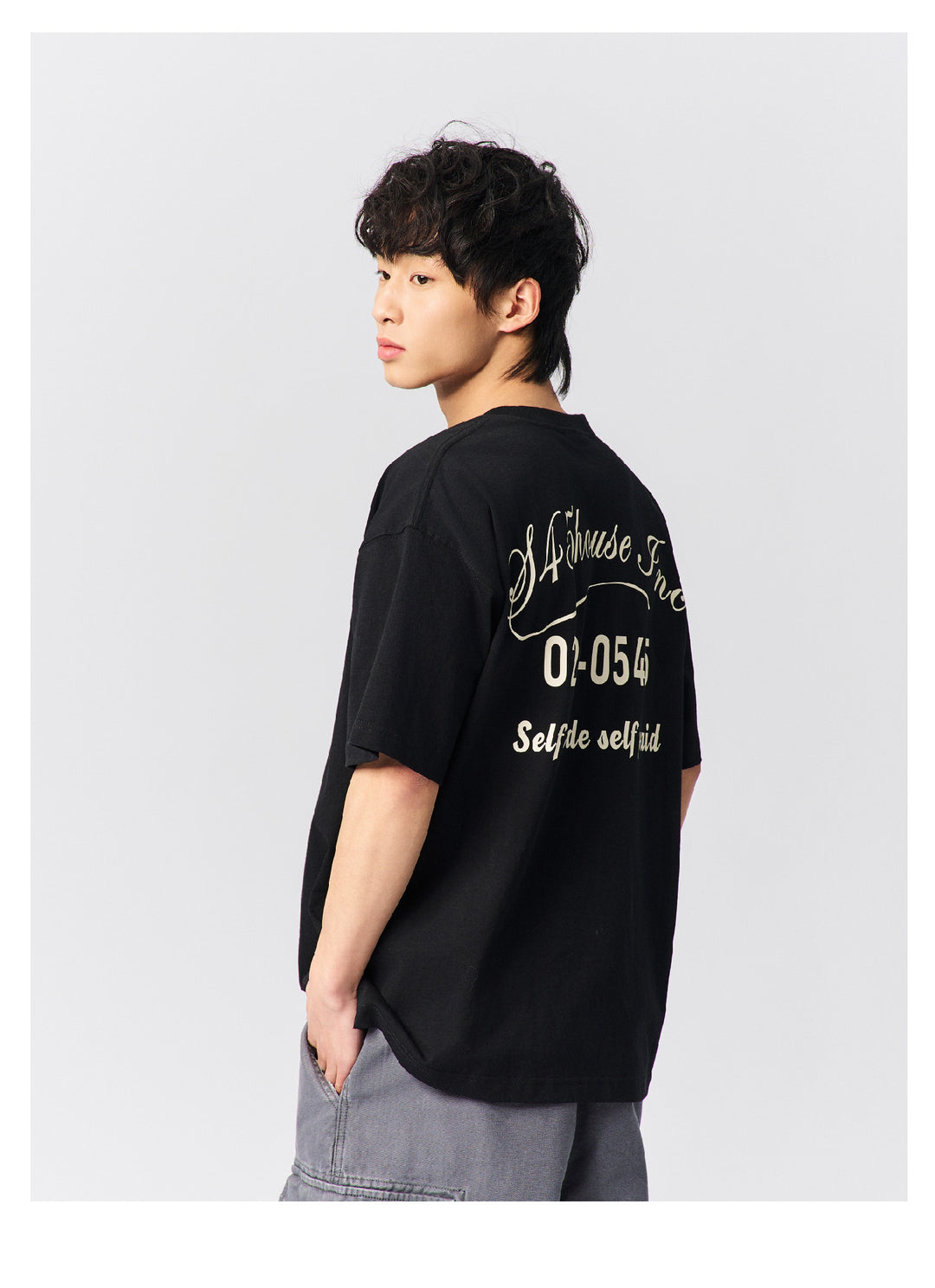 S45 Text Typography Printed Tee | Face 3 Face