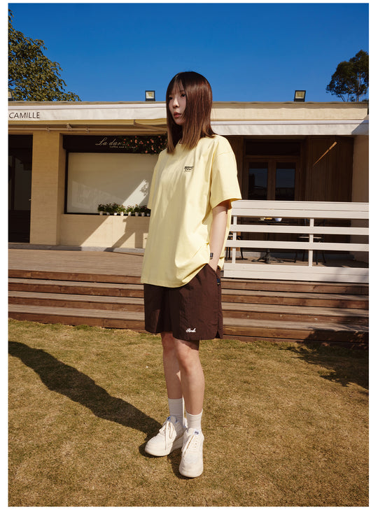 Remedy Embroidered Nylon Sports Shorts | Face 3 Face