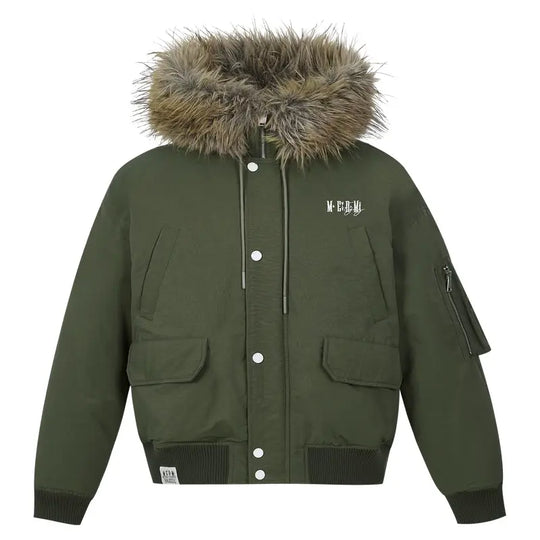 MEDM Fur Hood N-2B Flight Jacket | Face 3 Face