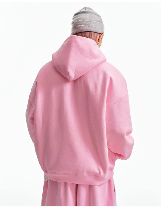 MEDM 3D Metallic Logo Zip Up Hoodie | Face 3 Face