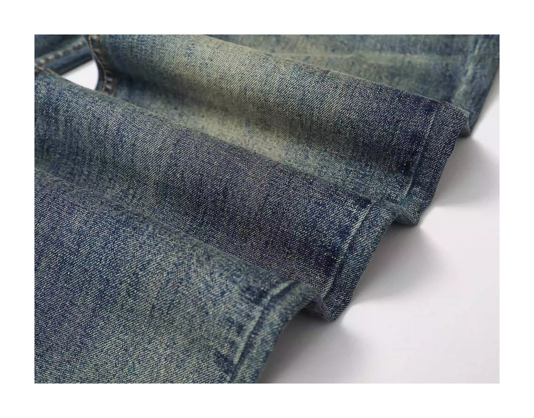 KARMANISTIC Washed Distressed Rhinestone Baggy Jeans | Face 3 Face