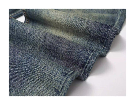 KARMANISTIC Washed Distressed Rhinestone Baggy Jeans | Face 3 Face