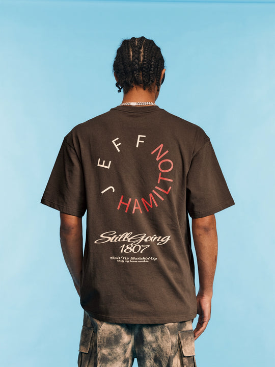 1807 Jeff Hamilton Small Logo Printed Tee | Face 3 Face