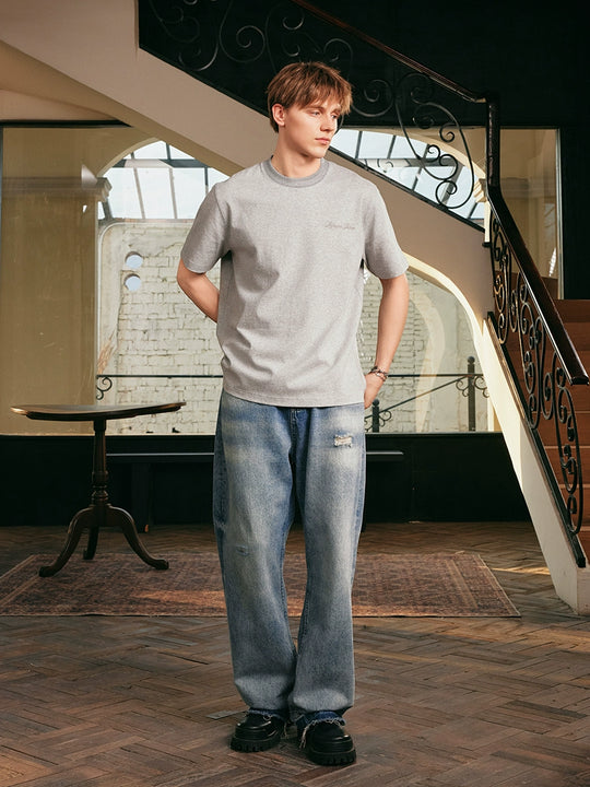 Harsh and Cruel Ribbed Crew Neck Tee | Face 3 Face