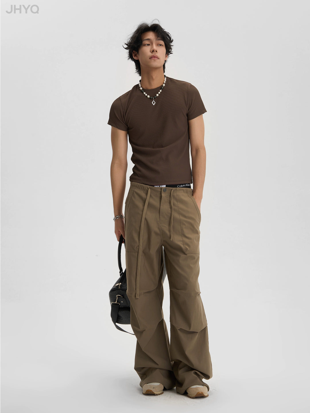 JHYQ Fitted Basic Multi Color Casual Tee