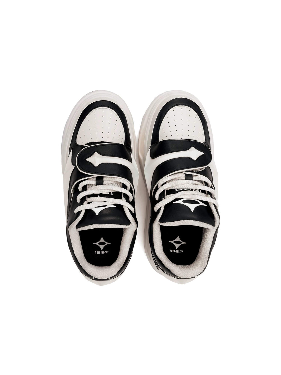 1807 INF-002 InHere Star Straps Chunky Sneakers | Face 3 Face