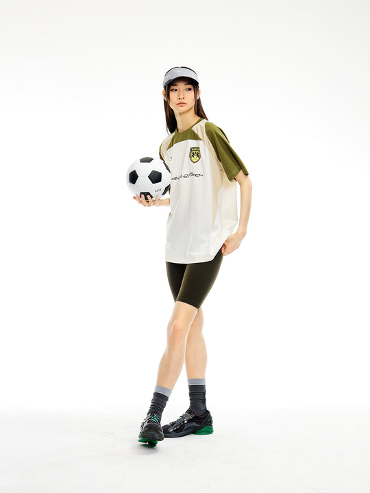 ARCH BY ROARINGWILD Roaring Beast Geometric Patchwork Soccer Jersey | Face 3 Face