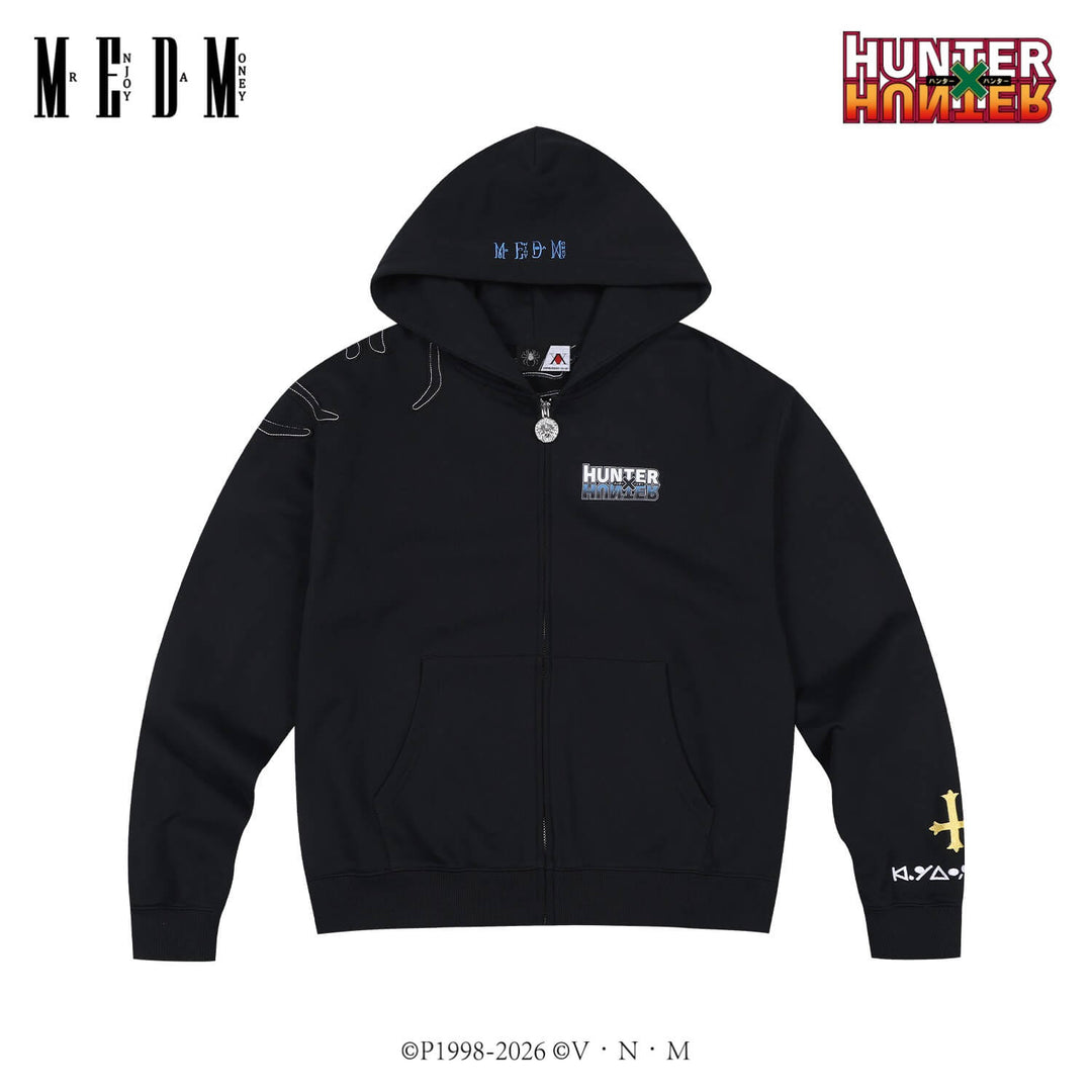 MEDM × HUNTER×HUNTER Phantom Troupe Spider Patch Zip Up Hoodie | Face 3 Face