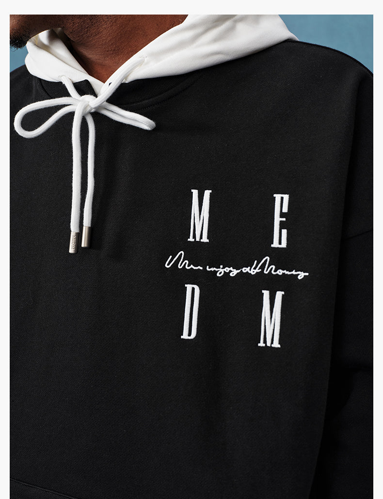 MEDM Layered Look Color Block Hoodie | Face 3 Face