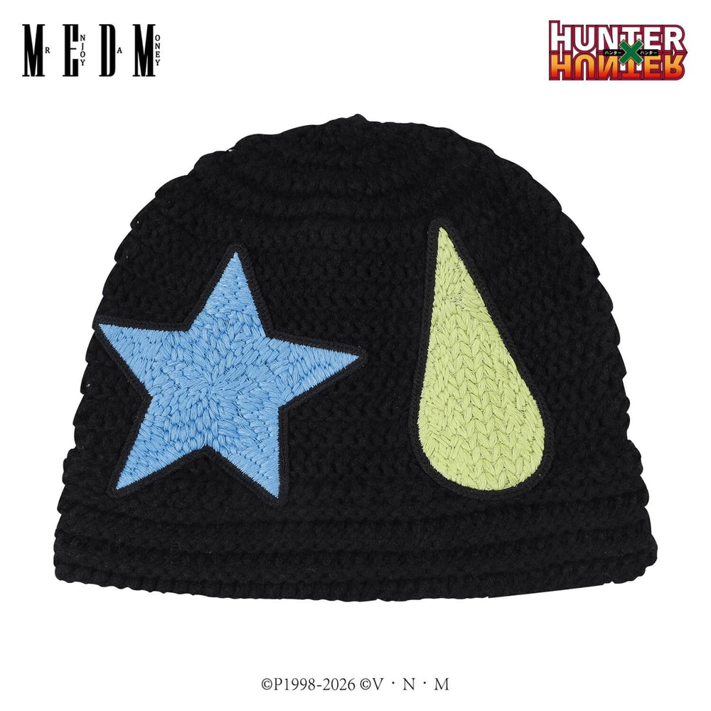 MEDM × HUNTER×HUNTER Hisoka Star and Teardrop Patch Beanie | Face 3 Face
