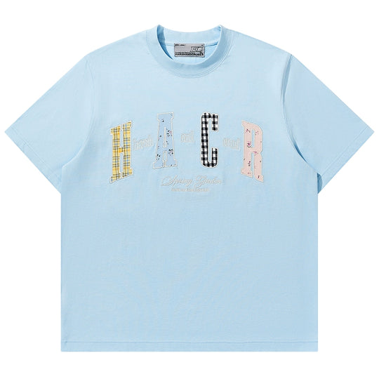 Harsh and Cruel HACR Flower Plaid Multi Patch Tee | Face 3 Face