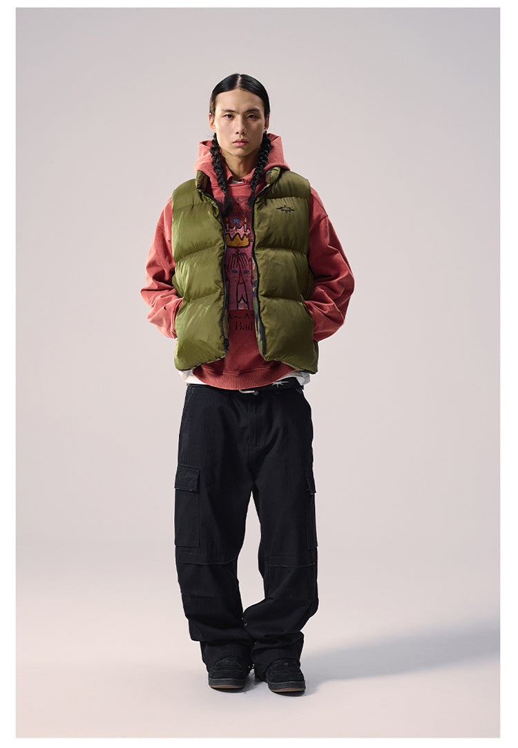 Remedy Distressed Hem Baggy Work Cargo Pants | Face 3 Face