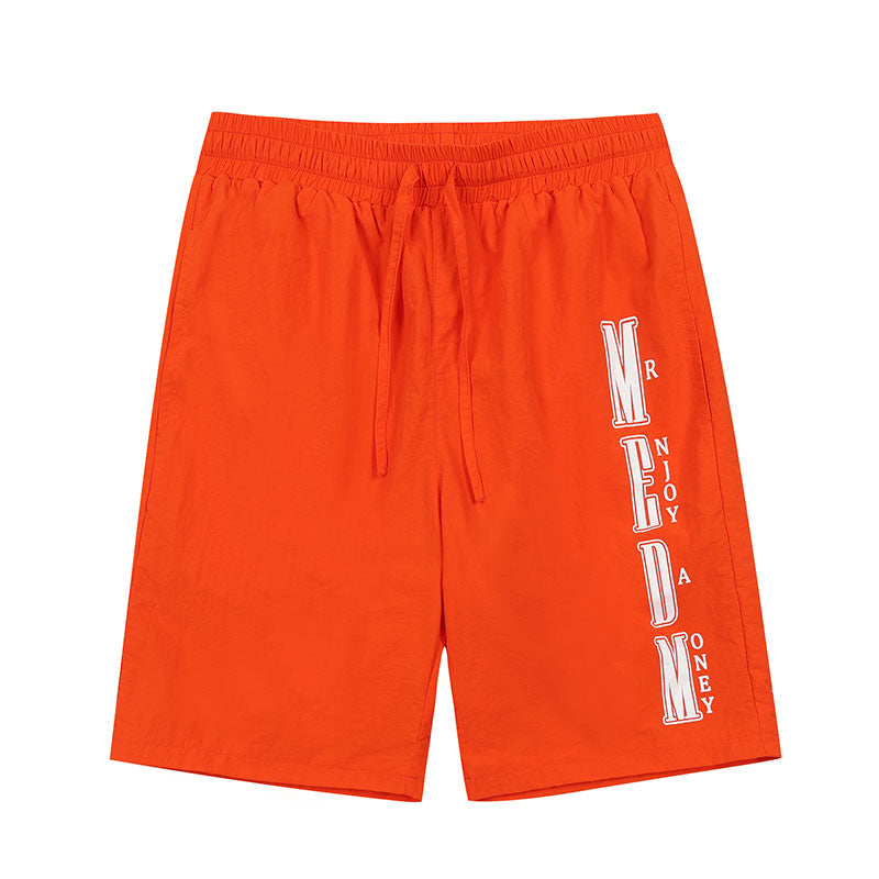 MEDM Nylon Letter Logo Sports Shorts