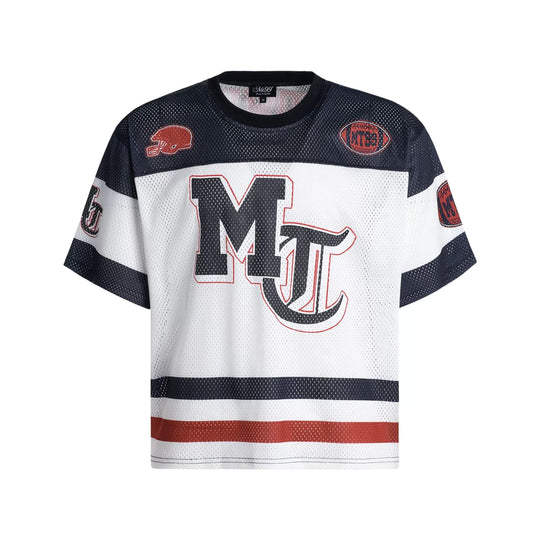F3F Select Football Print Color Block Mesh Short Sleeve Jersey | Face 3 Face