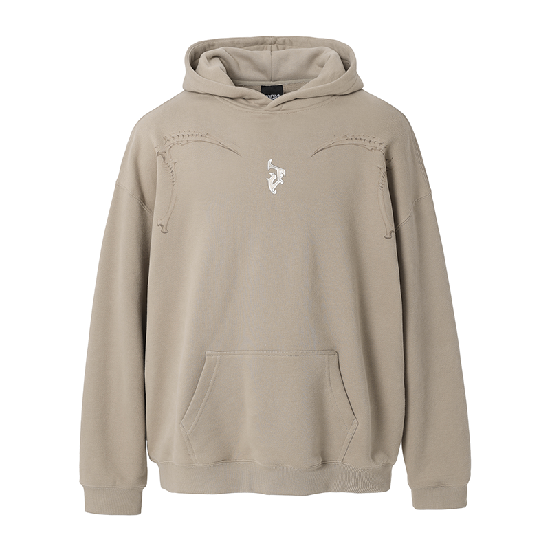 JHYQ Mechanical Sickle Printed Hoodie