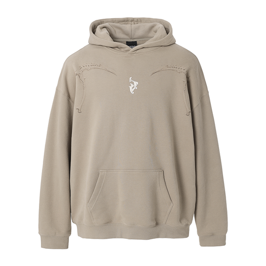 JHYQ Mechanical Sickle Printed Hoodie