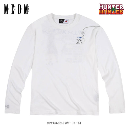 MEDM × HUNTER×HUNTER Character Monologue Print Long Sleeve Tee | Face 3 Face