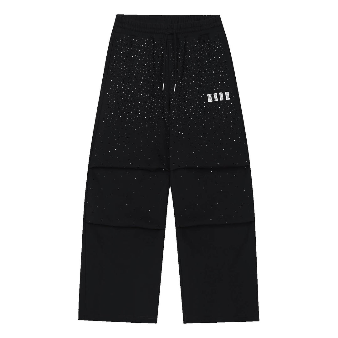 MEDM Starry Sky Rhinestone Baggy Sweatpants | Face 3 Face
