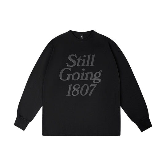 1807 Still Going Foam Print Long Sleeve Tee | Face 3 Face