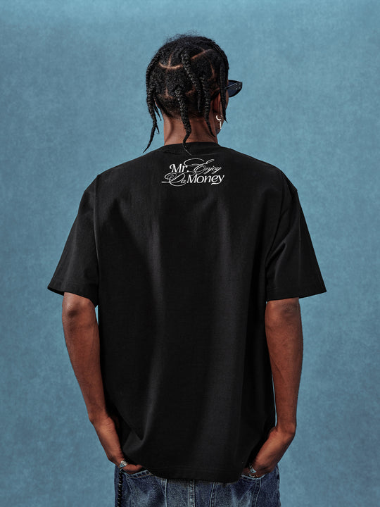 MEDM Rhinestone Star Logo Graphic Tee | Face 3 Face