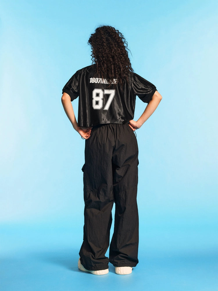 1807 V Neck Cropped Sports Jersey | Face 3 Face