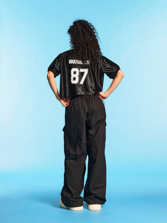 1807 V Neck Cropped Sports Jersey | Face 3 Face