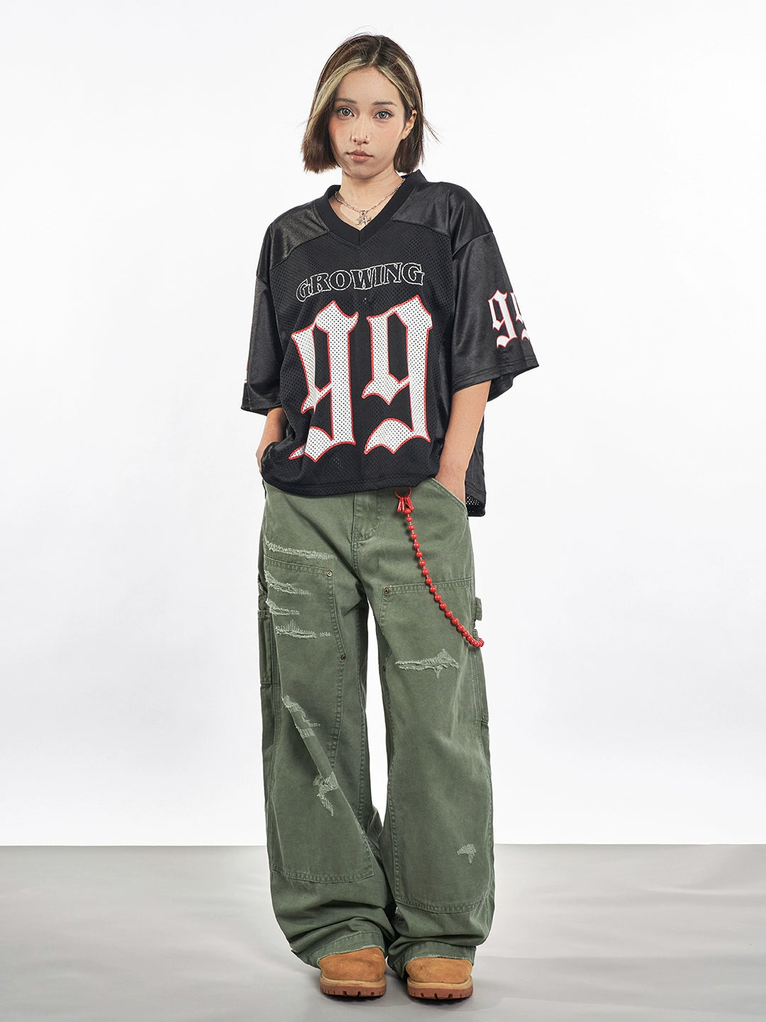 F3F Select Frayed Double Knee Work Painter Pants | Face 3 Face