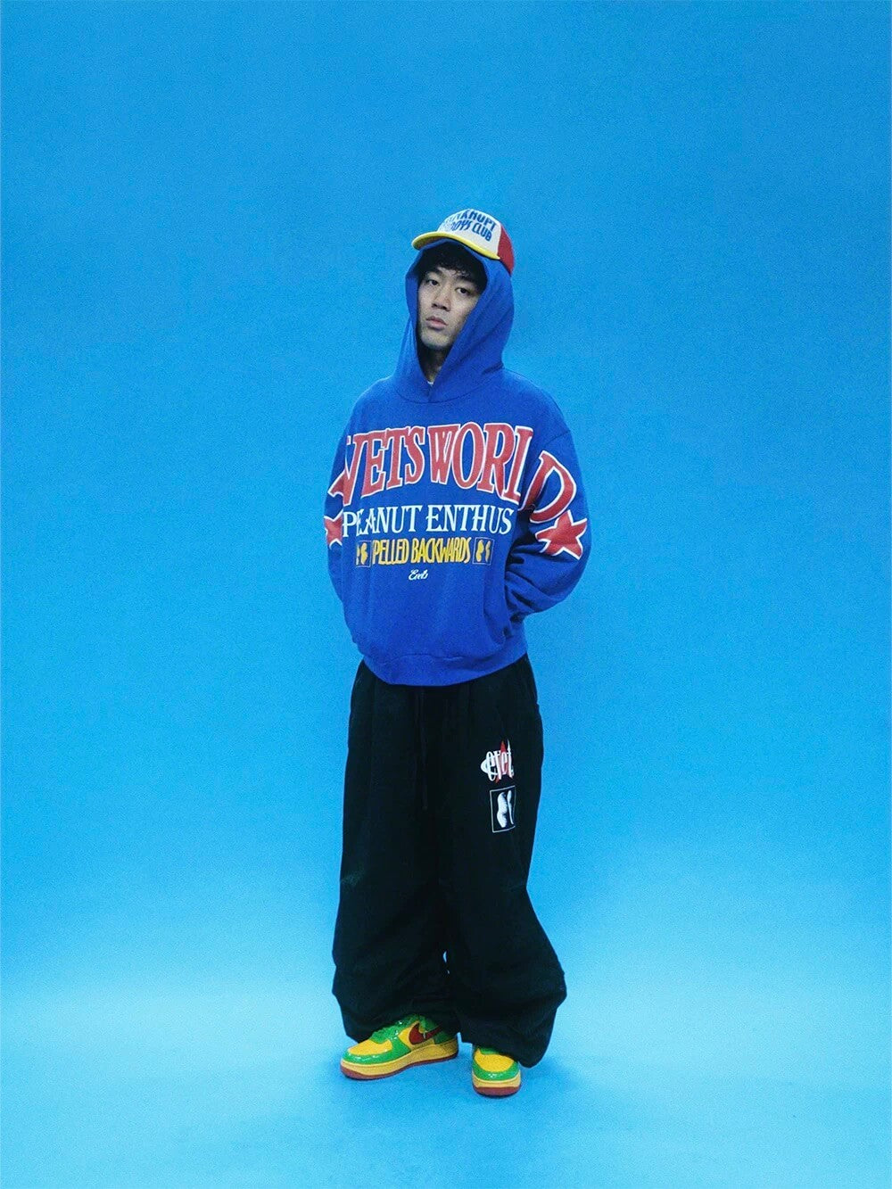 EVETS PEANUT ENTHUS Foam Print Hoodie | Face 3 Face