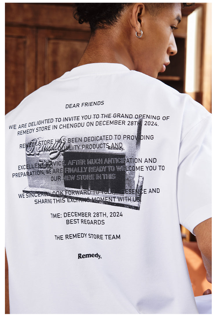 Remedy Store Opening Print Cool Touch Tee | Face 3 Face