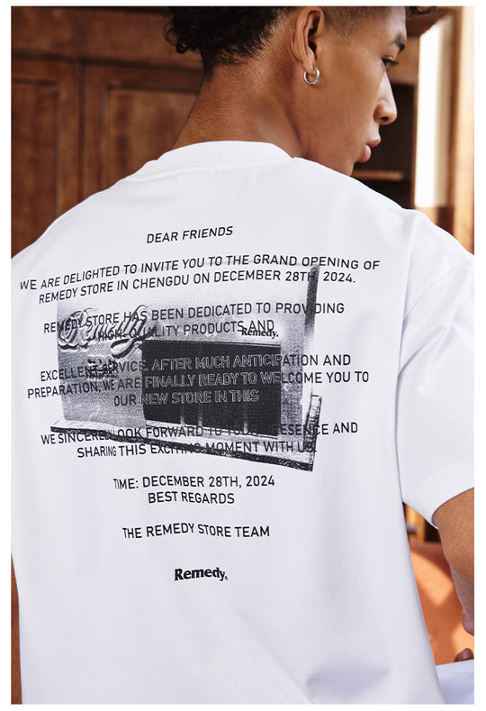Remedy Store Opening Print Cool Touch Tee | Face 3 Face