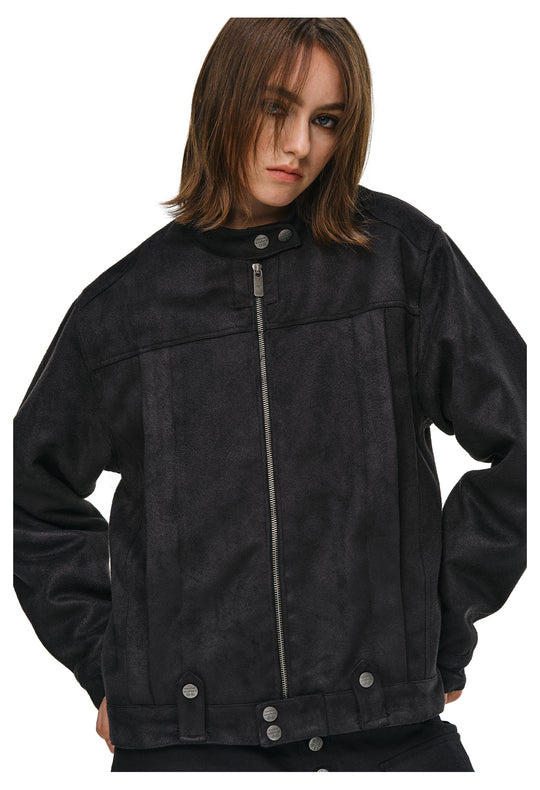 ANTIDOTE Brushed Suede Racing Jacket | Face 3 Face