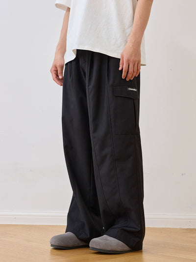 Harsh and Cruel Pleated Pocket Patchwork Cargo Pants | Face 3 Face