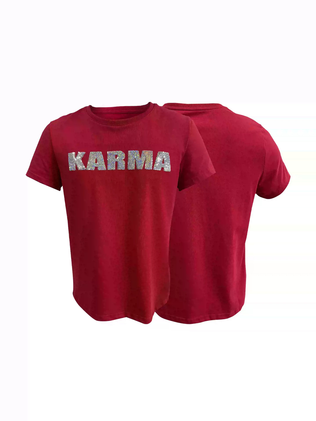 KARMANISTIC Glitter Sequin Logo Tee | Face 3 Face