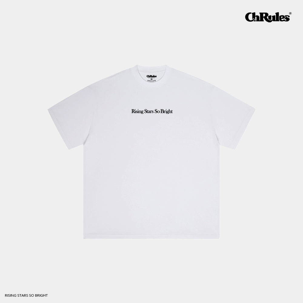 Cashrules / CHRULES Basic Letter Daily Slogan Logo Tee | Face 3 Face