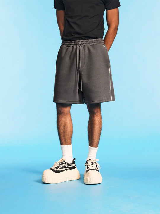 1807 Gothic Logo Embroidered Sweat Shorts | Face 3 Face