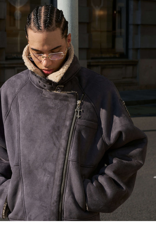 STEEPC Suede Shearling Jacket | Face 3 Face