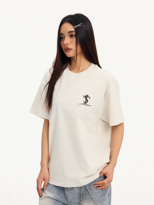 Small Town Kid Classic Logo Embroidered Small Label Tee | Face 3 Face