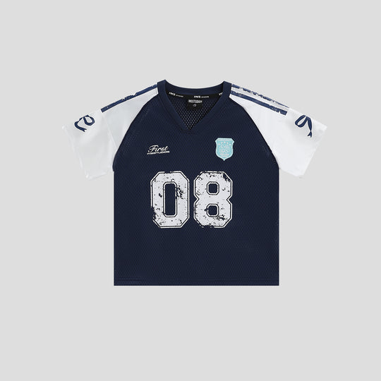 INSstudios Raglan Spliced V-neck Soccer Jersey | Face 3 Face