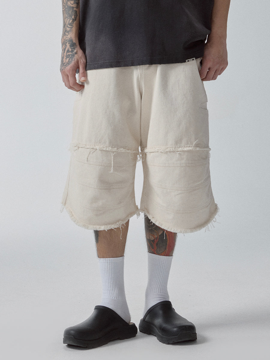 F2CE Knee Stitching Shorts | Face 3 Face