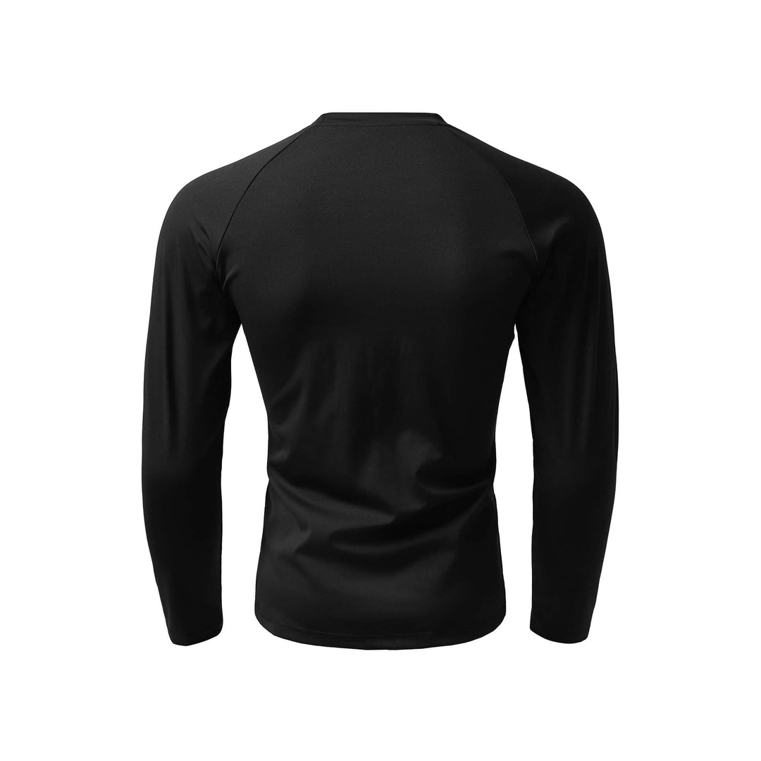 KARMANISTIC Quick Dry Stretch Fit Logo Embroidered Workout Long Sleeve Tee | Face 3 Face