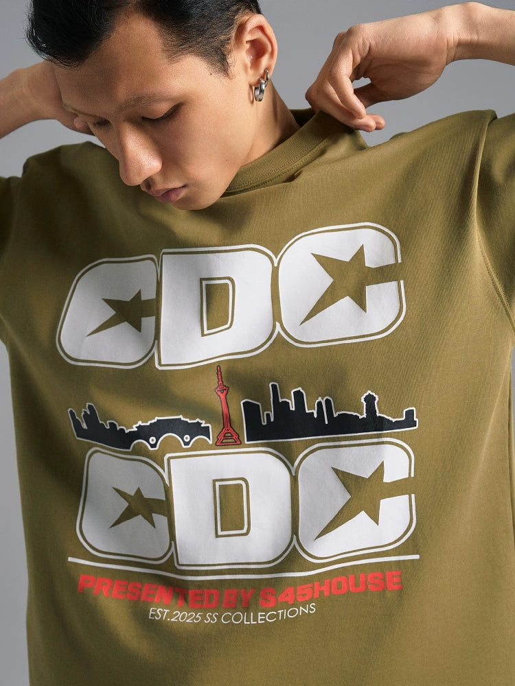 S45 CDC City Printed Tee | Face 3 Face