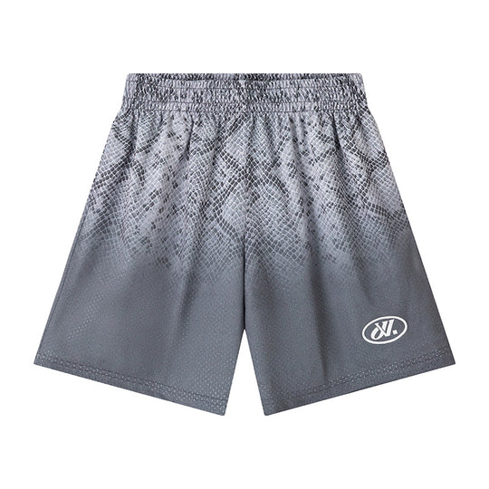 JUST VIBE Gradient Snake Print Mesh Basketball Shorts | Face 3 Face