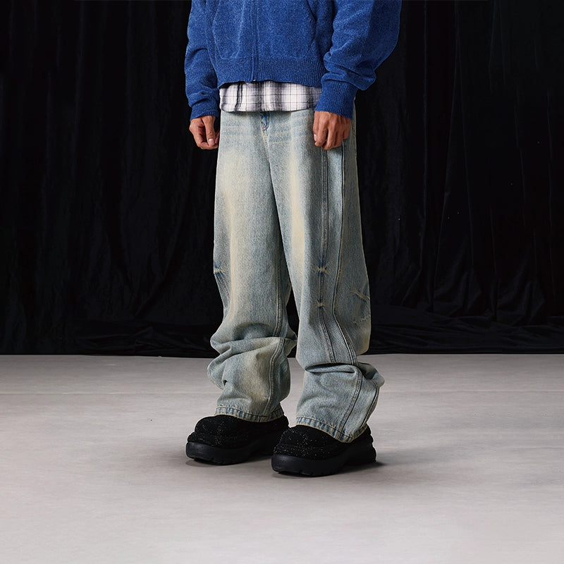 Labt Heavy Wash Light Blue Jeans | Face 3 Face